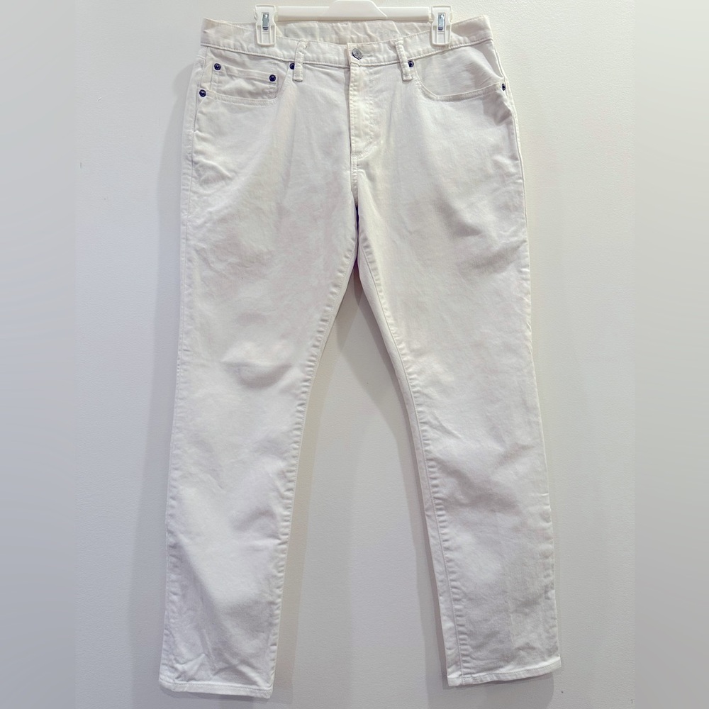 Gap Denim White 34x30 Skinny Cut